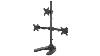 VIVO Quad LCD Monitor Desk Stand/Mount Free Standing With Optional Bolt-through.