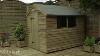 8x6 WOOD GARDEN SHED DOUBLE DOOR APEX ROOF & FELT SHEDS 8ft x 6ft New STORAGE.